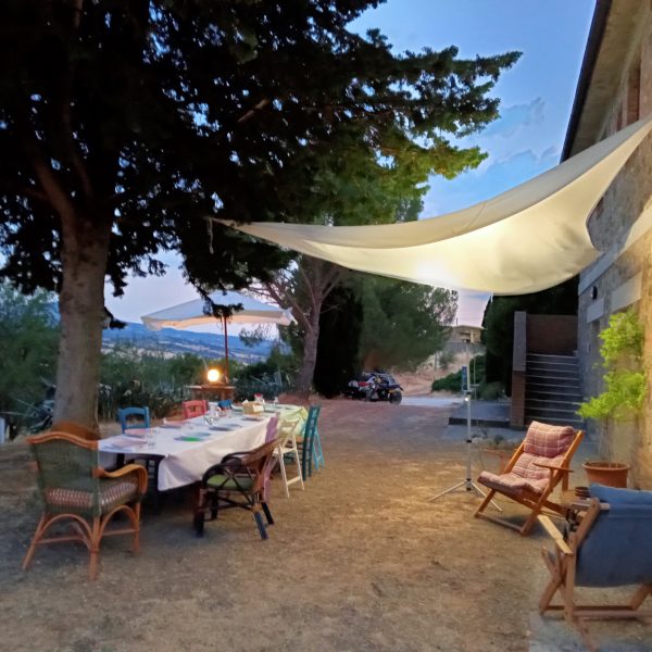 Spazi esterni casale maremma